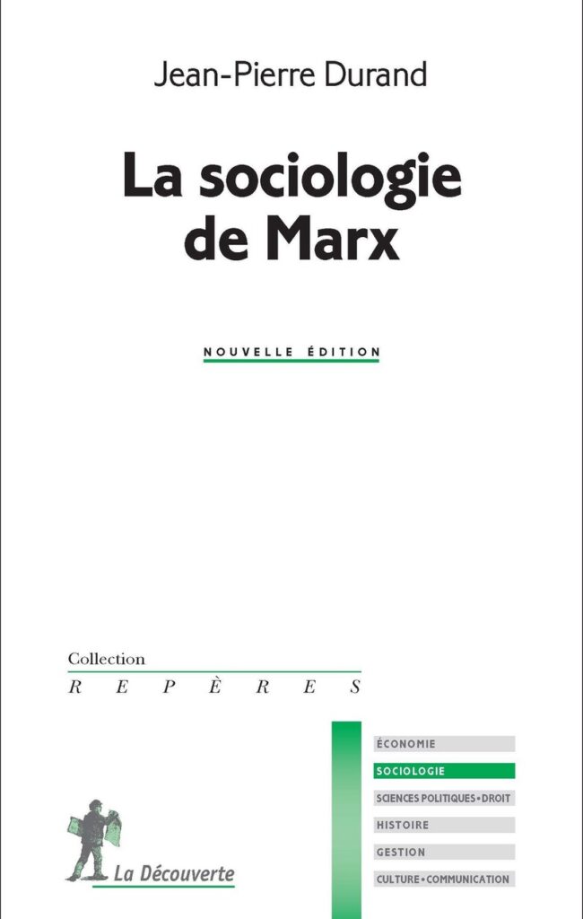 Couverture d’ouvrage : La sociologie de Marx
