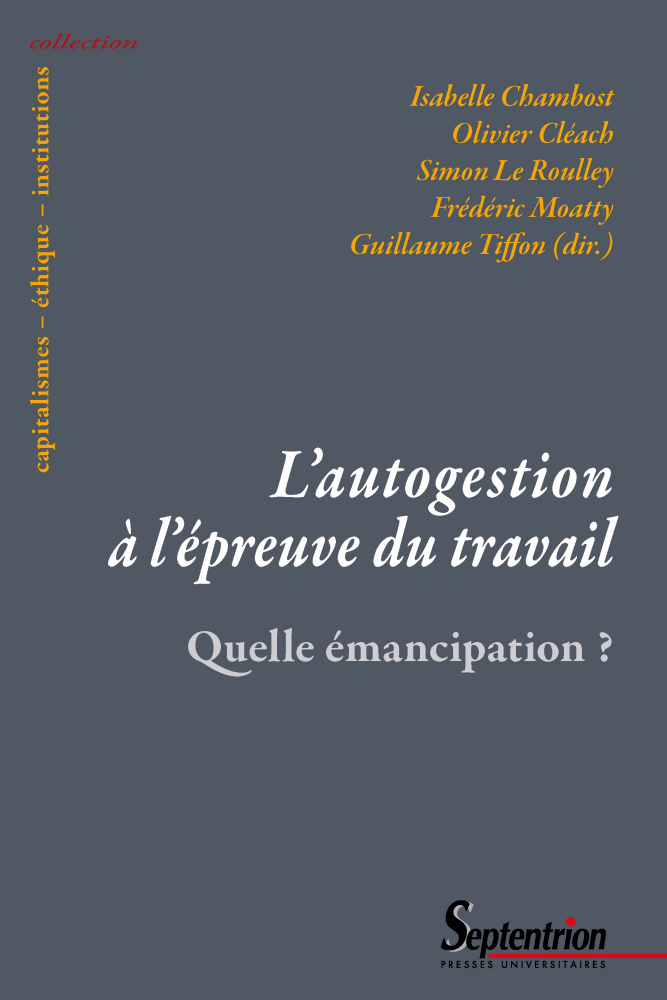 Couverture d’ouvrage : L'autogestion à l'épreuve du travail