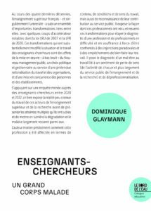 Couverture d’ouvrage : Enseignants-chercheurs : un grand corps malade